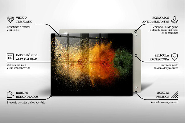 Kryt na plynový sporák Farebné korenie