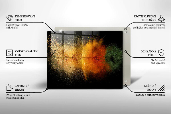 Kryt na plynový sporák Farebné korenie