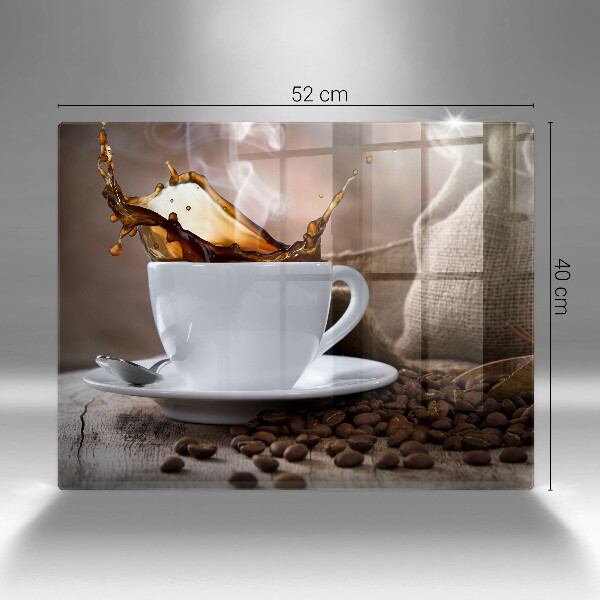 Kryt na plynový sporák Šálka a kávové zrná