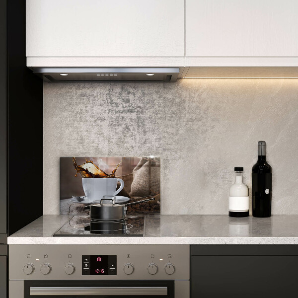 Kryt na plynový sporák Šálka a kávové zrná