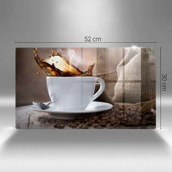 Kryt na plynový sporák Šálka a kávové zrná