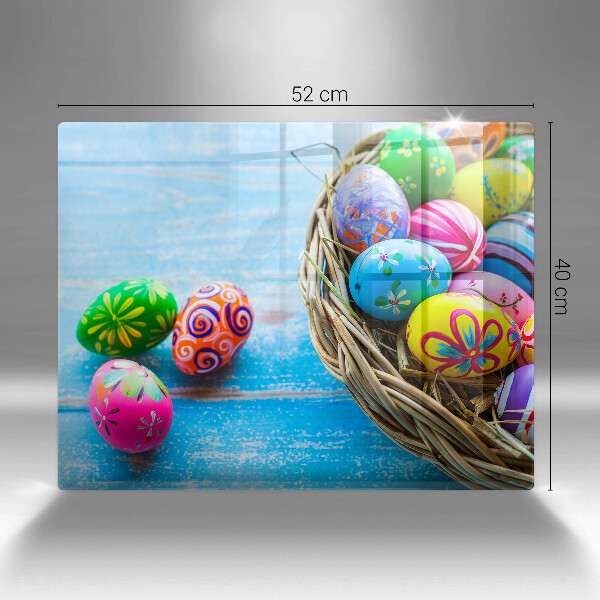 Krycia doska na sklokeramickú varnú dosku Veľkonočné vajíčka Veľkonočné vajíčka