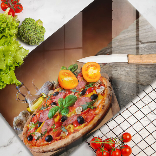 Krycia doska na sklokeramickú varnú dosku Talianska pizza