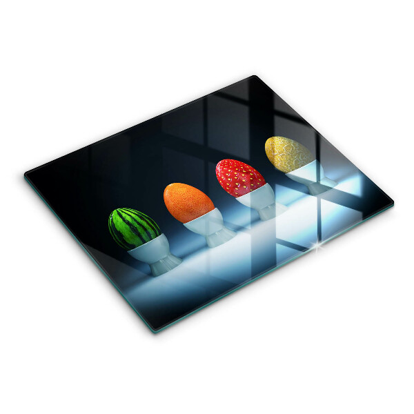 Kryt na plynový sporák Abstraktné ovocné vajcia