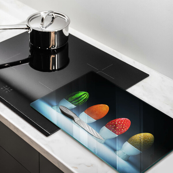 Kryt na plynový sporák Abstraktné ovocné vajcia