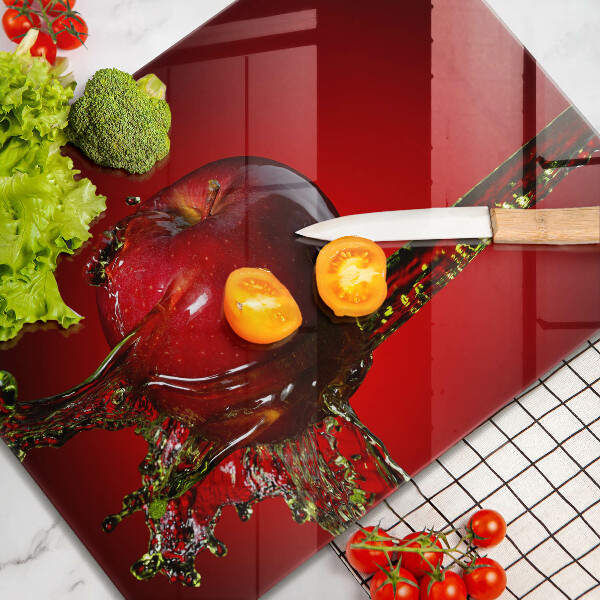 Kryt na plynový sporák Jablkové ovocie vo vode