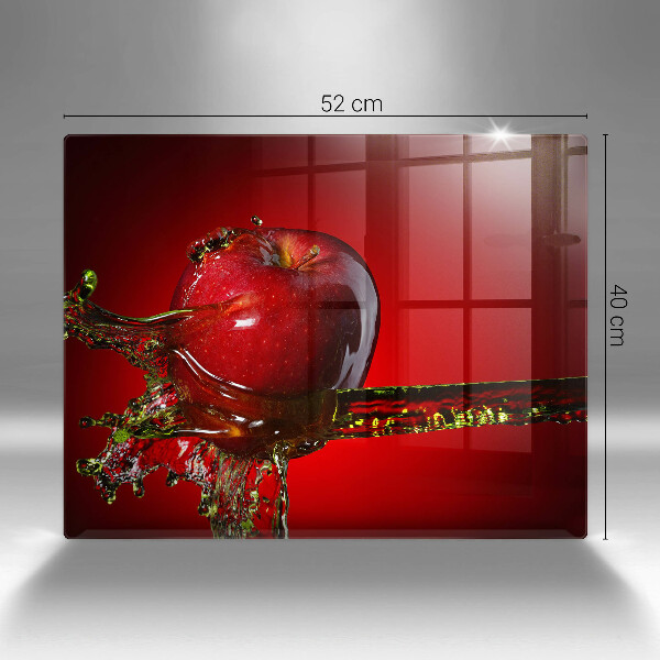 Kryt na plynový sporák Jablkové ovocie vo vode