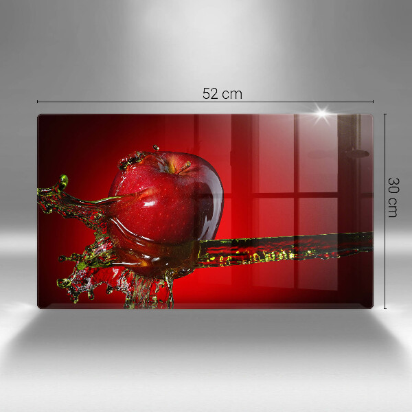 Kryt na plynový sporák Jablkové ovocie vo vode