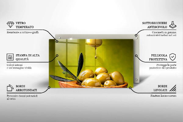 Kryt na plynový sporák Chutné olivy