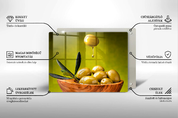 Kryt na plynový sporák Chutné olivy