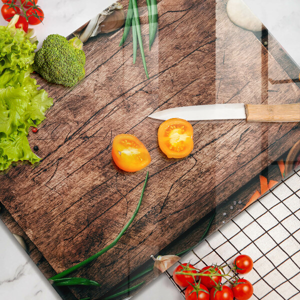 Krycia doska na sklokeramickú varnú dosku Drevená kuchynská doska