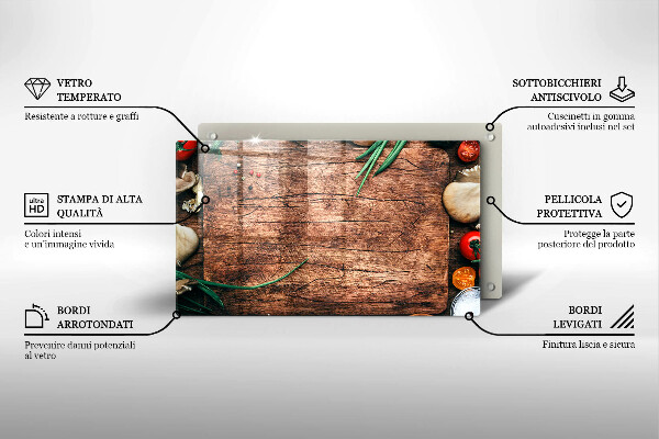 Krycia doska na sklokeramickú varnú dosku Drevená kuchynská doska