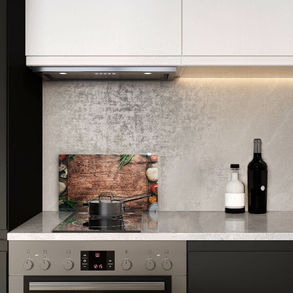 Krycia doska na sklokeramickú varnú dosku Drevená kuchynská doska