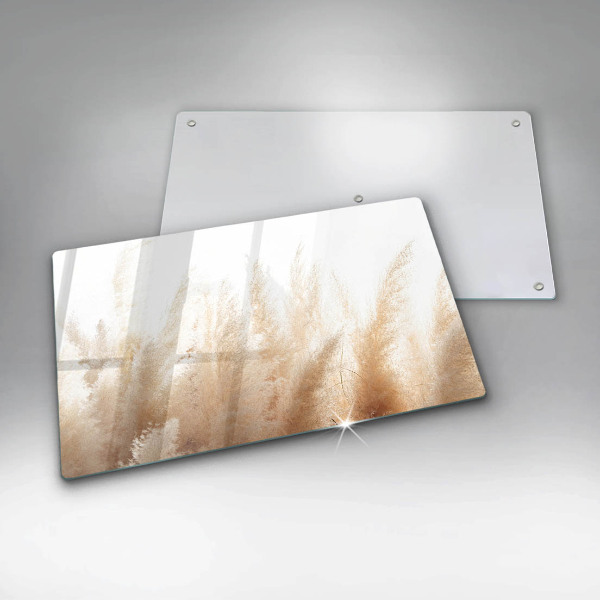 Krycia doska na sklokeramickú varnú dosku Pampasová tráva