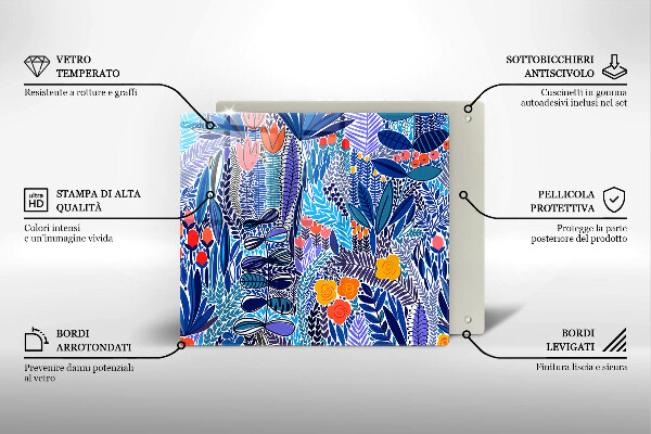 Sklo za varnú dosku Maľovaná lúka