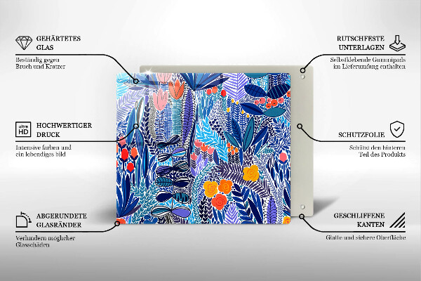 Sklo za varnú dosku Maľovaná lúka