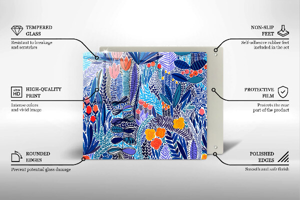 Sklo za varnú dosku Maľovaná lúka