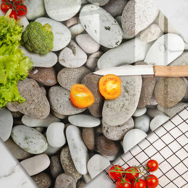 Kryt na indukčnú dosku Malé kamienky na pozadí