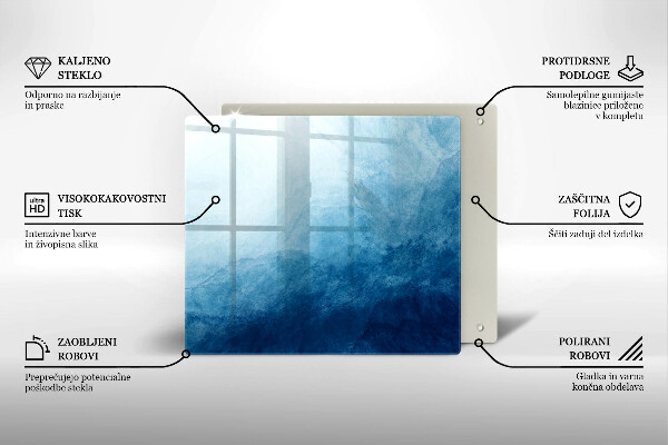 Kalené sklo za sporák abstraktné pozadie