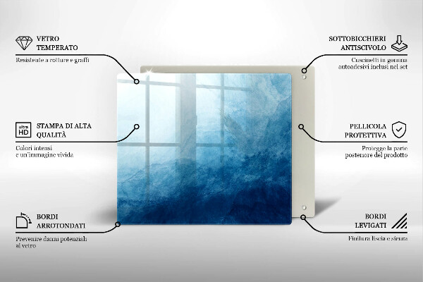 Kalené sklo za sporák abstraktné pozadie