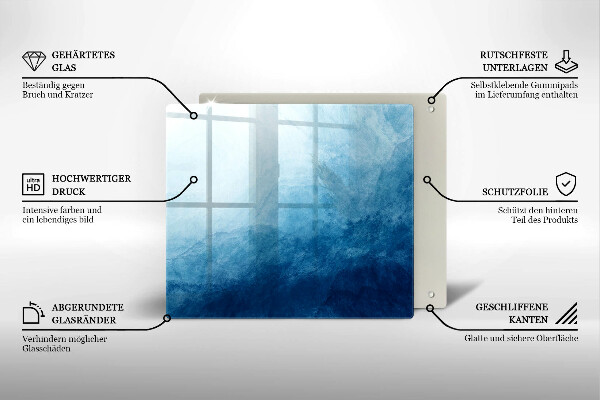 Kalené sklo za sporák abstraktné pozadie