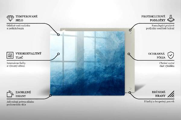 Kalené sklo za sporák abstraktné pozadie