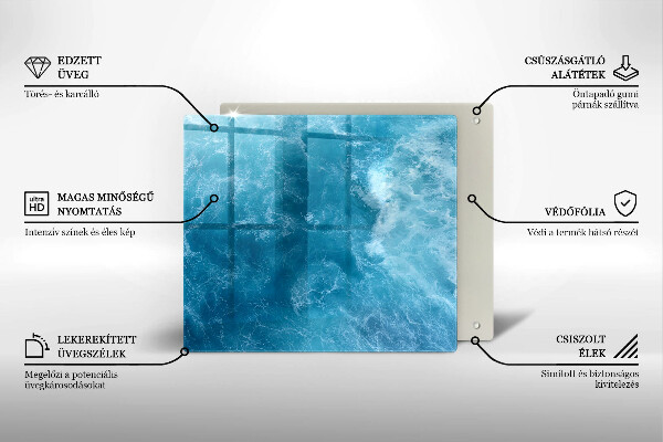 Kryt na indukčnú dosku Modrá voda