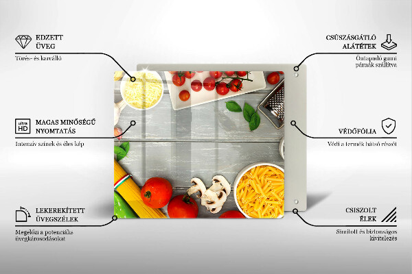 Sklo za varnú dosku Kuchynské jedlo