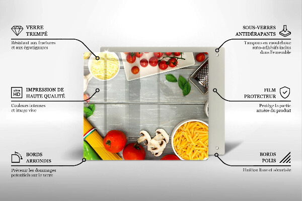 Sklo za varnú dosku Kuchynské jedlo