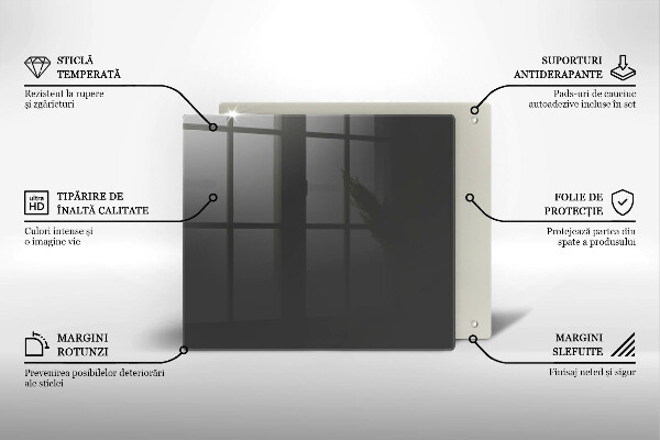 Krycia doska na sporák Šedá farba
