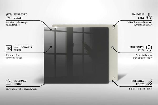 Krycia doska na sporák Šedá farba