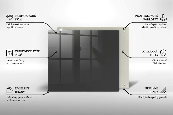 Krycia doska na sporák Šedá farba