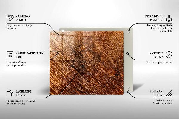 Sklo za varnú dosku Drevená konštrukcia