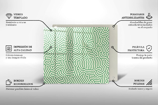 Sklo za varnú dosku Abstraktné línie