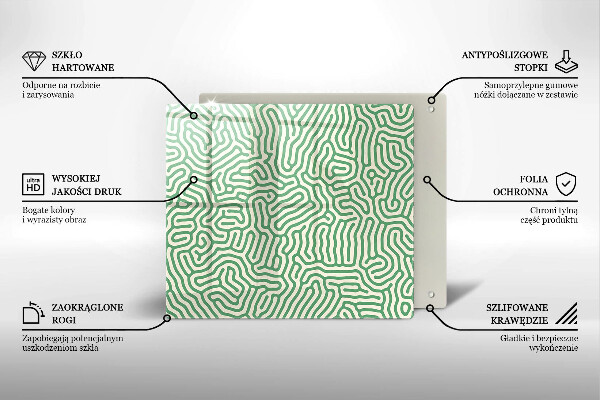 Sklo za varnú dosku Abstraktné línie