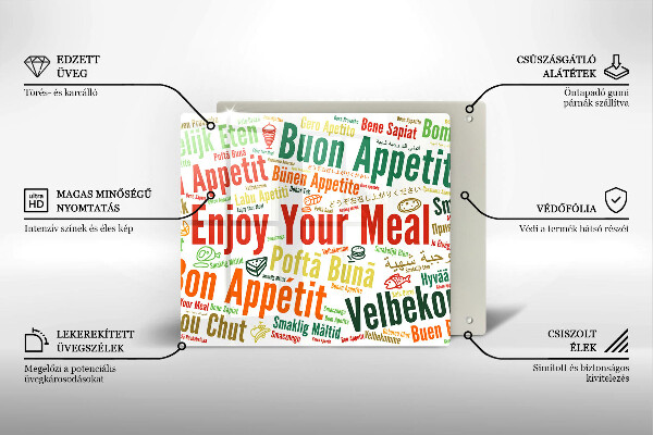 Kryt na indukčnú dosku Titulky Jazyky dobrej chuti