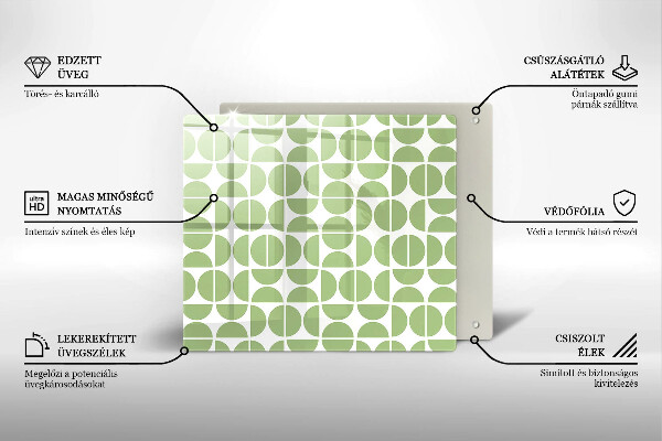 Sklo za varnú dosku Vzor boho tvarov