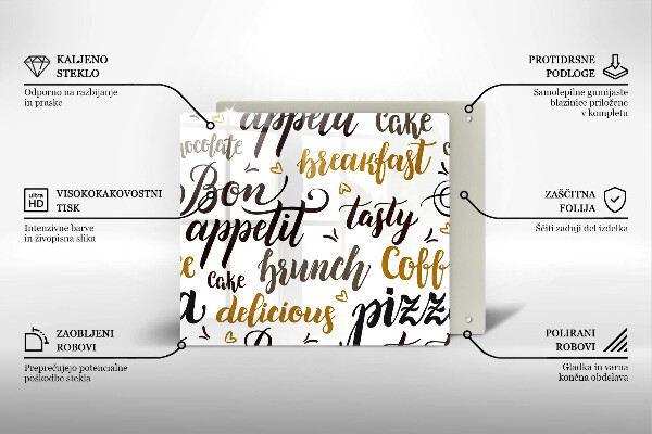 Sklo za varnú dosku Bon Appetit