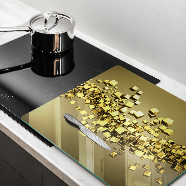 Sklo za varnú dosku Abstraktná 3D geometria