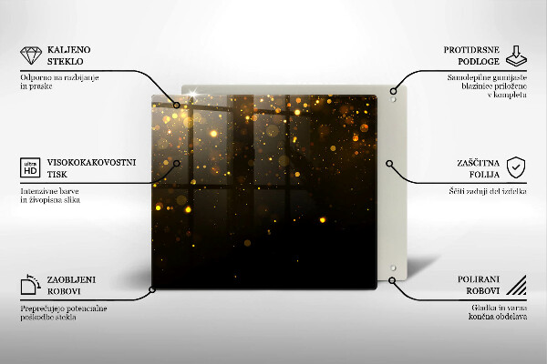 Krycia doska na sporák Zlaté trblietky