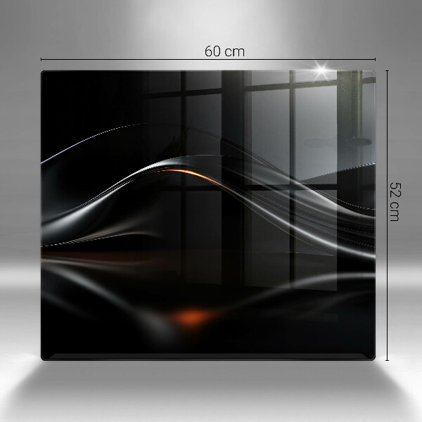 Krycia doska na sporák Abstraktný 3D dizajn