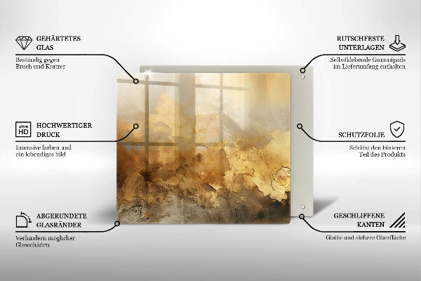 Krycia doska na sporák Bohatá textúra