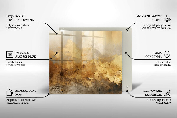 Krycia doska na sporák Bohatá textúra