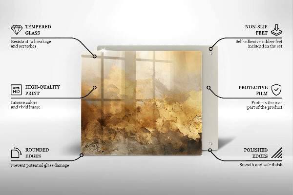 Krycia doska na sporák Bohatá textúra