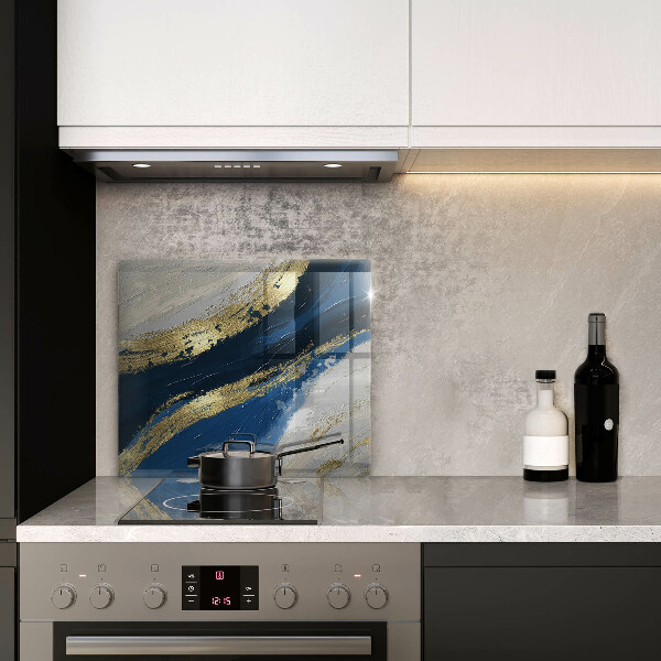 Krycia doska na sporák Textúra so zlatom