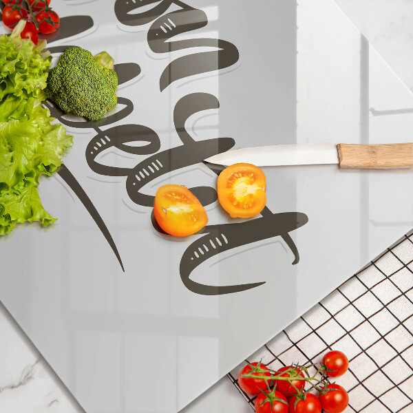 Krycia doska na sporák Bon Appetit nápis