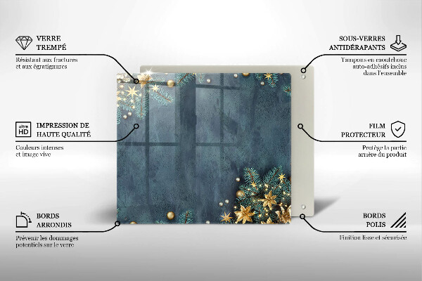 Krycia doska na sporák vianočné dekorácie