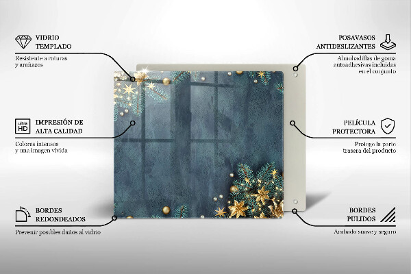 Krycia doska na sporák vianočné dekorácie