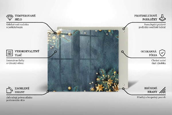 Krycia doska na sporák vianočné dekorácie