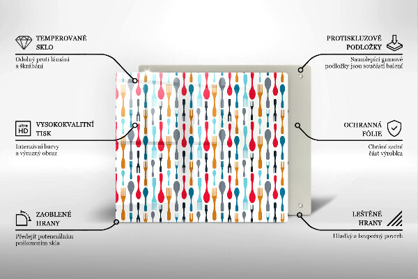 Krycia doska na sporák Ilustrácia lyžice